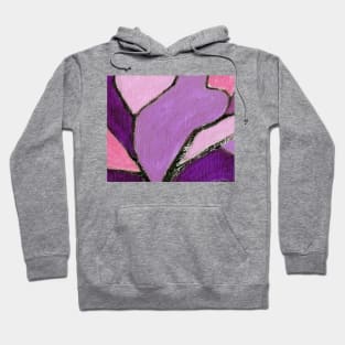 Abstract Painting 2c6 Fandango Fuchsia Lavender Hoodie